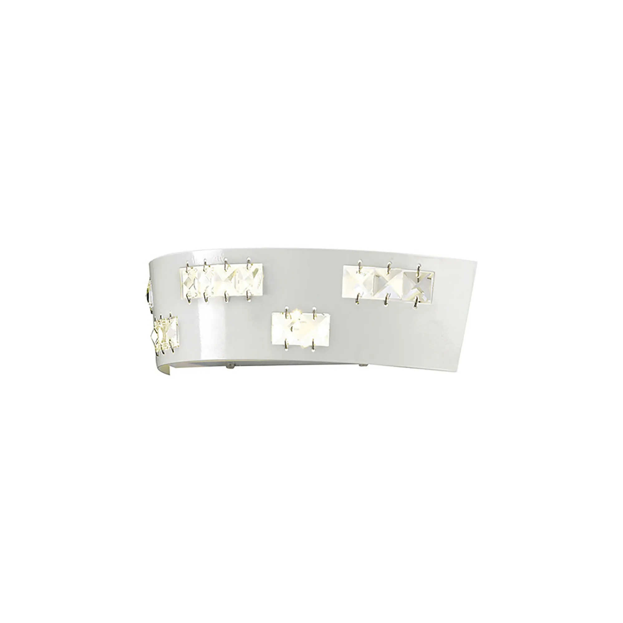 Phoenix Crystal Wall Lights Diyas Flush Crystal Wall Lights